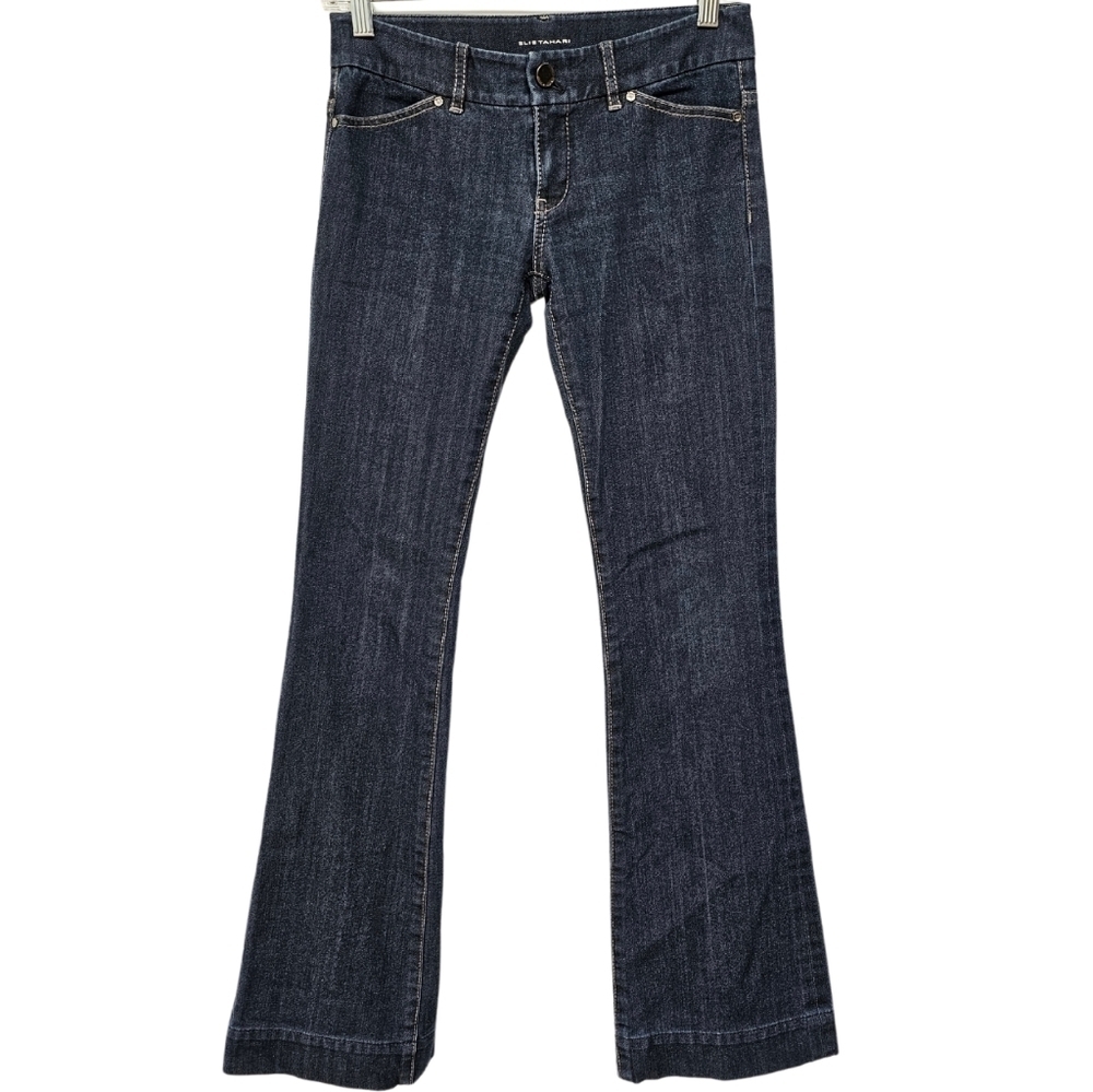 Elie Tahari Tailored Adena Jean, Dark Wash, size 0, *flawed see photo*